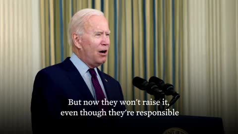 President Biden’s Speech on the Debt Ceiling and Republican Obstruction