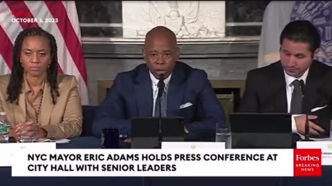 “The Border Should Remain Open That Is The Official Position Of This City”: NYC MAYOR ERIC ADAMS