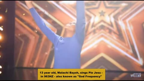 13 year old Malachi sings in 963HZ "God Frequency". AMAZING