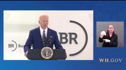 Speaking to the Business Roundtable CEOs, Joe Biden says the pandemic presents America's