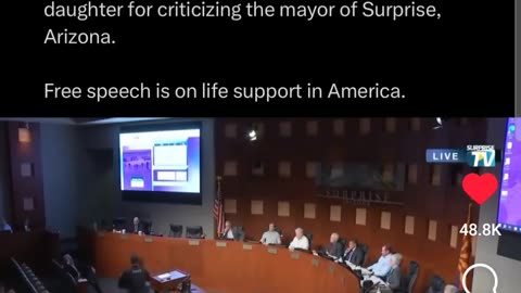 Skip Hall, the mayor of Surprise, AZ openly violating his oath to office...