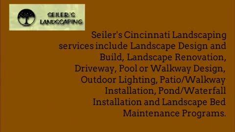 cincinnati landscaping company