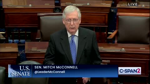 Mitch McConnell Draws Attention With Fiery Floor Speech About Biden