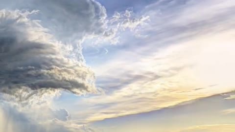 Blue sky and white clouds