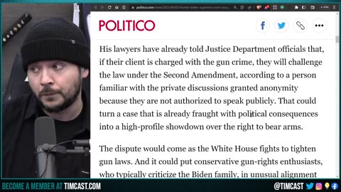 Hunter Biden Fearing ARREST Over Gun Purchase Will DEFEND 2A In Hilarious TWIST