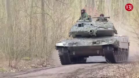 Russian military equipment seeking to transport Ukrainian