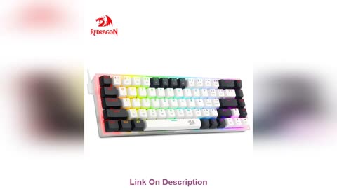 Best Seller REDRAGON TS68-B RGB USB Mini Mechanical