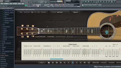How to Play Tab in Ample Guitar on FL Studio