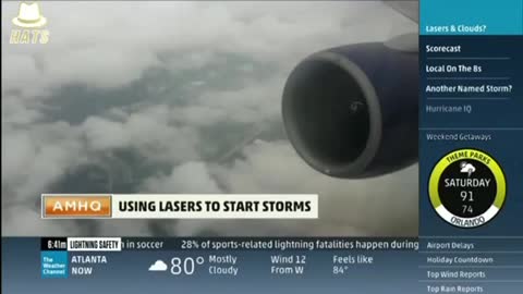 Weather modification tool using lasers to create STORMS