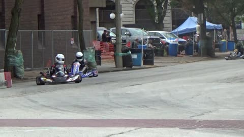 2021 Rock Island Grand Prix 206 Medium 1 Heat Kart Race from Turn 6