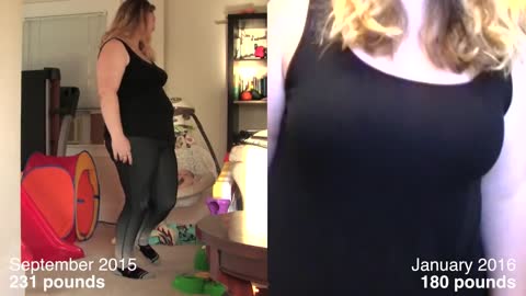 After 4 months, she's lost 50 pounds into their custom keto diet plan