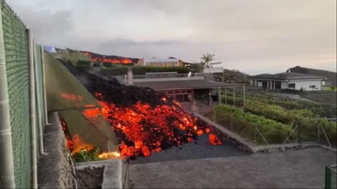 Camper Vieja volcano eruption in the Canary Islands 🌋🌋