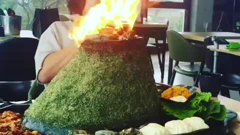 The delicious meat of a volcanic eruption.