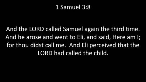 KJV Bible 1st Samuel Chapter 3