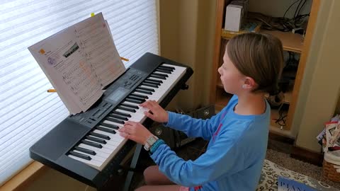 Ellie plays Ode to Joy