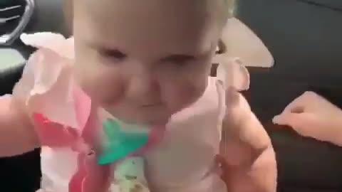 Cute baby dancing