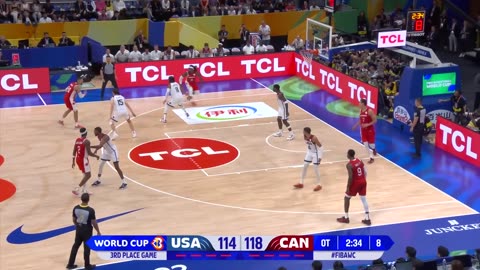 Canada Seizes Bronze in Overtime Thriller vs USA FIBA World Cup 2023 Highlights