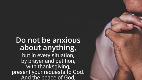 Morning Prayer to not be Anxious #youtubeshorts #grace #jesus #mercy #faith #fyp #bless #love #trust