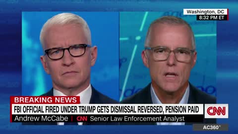 McCabe Speaks About Being Vindicated After Firing Reversed, Pension Restored