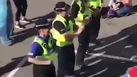 Michelle Dewberry Tells Police Officers Doing the Macarena to ‘Pack It in and Do Your Job!'