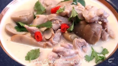 Thai Chicken Coconut Soup, Thailand, Thai Food