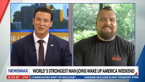 World's Strongest Man Eddie Hall on being tough, pushing through failure | Wake Up America Weekend