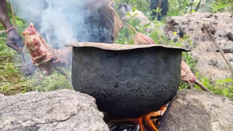 The Hadzabe Tribe's First Goat Soup Taste