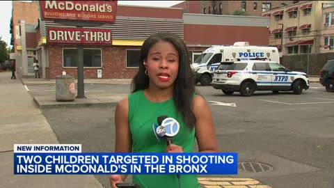 NEW YORK ,2 children targeted in shooting inside McDonald's in the Bronx NYPD