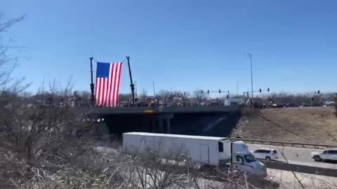 St. Louis, Missouri Raises the American Flag for the People's Convoy!