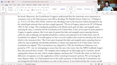 15. The History of Federal Lands- pg. 54-57 Water, Admiralty, right wingers and neocons