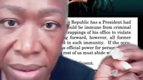 MSNBC's Joy Reid Releases Bizarre Unhinged Video After Trump Immunity Ruling