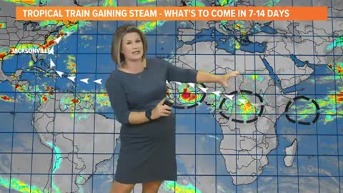 Tropical train gaining steam over Africa in the next two weeks