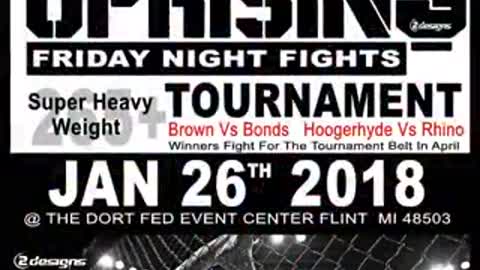 UFL Flint Michigan MMA fight League UPRISING