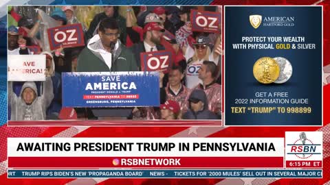 Dinesh D'Souza Full Speech at President Trump Rally in Greensburg, PA 5/6/22