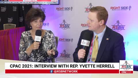 Interview with Yvette Herrell at CPAC 2021 in Dallas 7/10/21