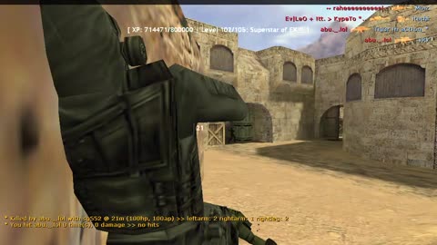 Playing Counter-Strike 1.6 - Intense Dust2 Match!