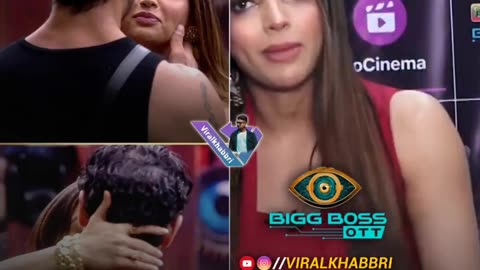 The bigg Boss ott kissing scene reallty