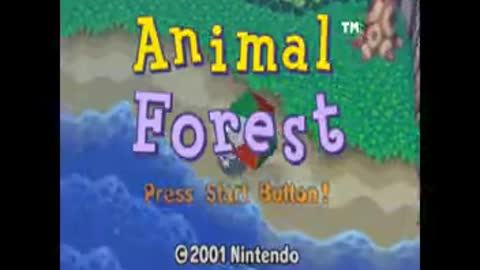 Title & Opening - Animal Forest - Nintendo 64 Presentation