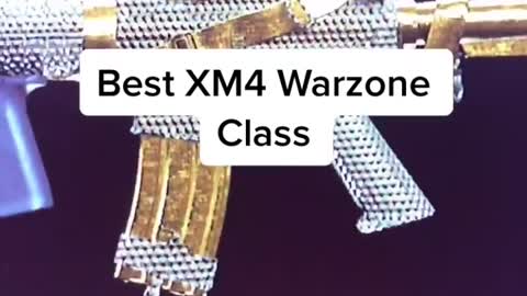 Best XM4 Warzone Class! #shorts