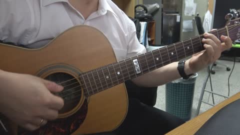 CCM finger style guitar - 원하고 바라고 기도합니다.