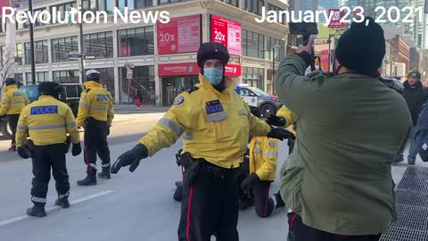 Anti lockdown protest marched with arrest