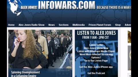 ALEX JONES SHOW FULL Episode Jan 11 2011 Tuesday Archive