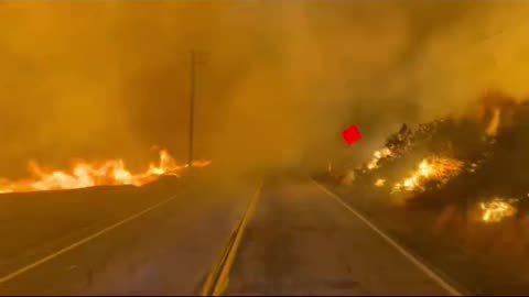 #BridgeFire Footage captured by #LACoFD personnel assigned to the Bridge Fire