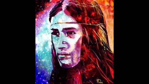 PROCREATE DRAWING OF Q’ORIANKA KILCHER