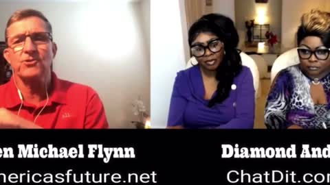 General Flynn Talks AZ Audit with Diamond & Silk