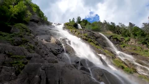 Alps | Landscapes | waterfall | Lake