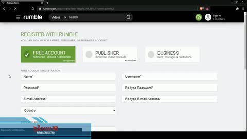Cómo registrarse en rumble [Tutorial 2021]