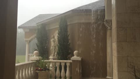 Incredible footage captures extreme rain from Tropical Storm Colin