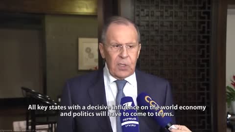 As Russia continues to make financial power moves Russia's FM says this:'"A new reality is taking shape: the unipolar world is irretrievably receding into the past and a multipolar world is being born..."