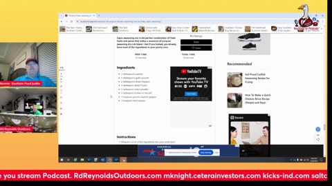 The Ultimate Hunting Weekly Podcast Cooking "With Southern Food Junkie"